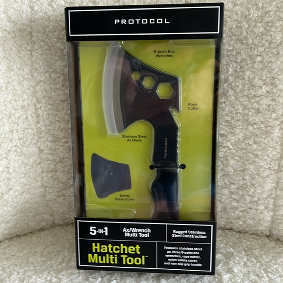 PROTOCOL 5 IN 1 HATCHET MULTI TOOL NWT - Picture 1 of 7